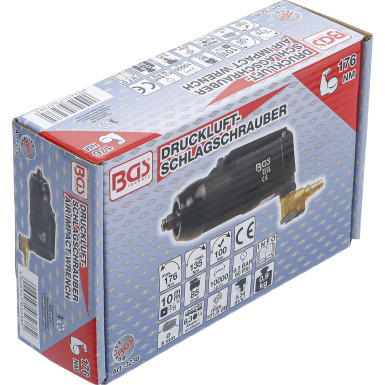 BGS Druckluft-Schlagschrauber | 10 mm (3/8"""") | """"Butterfly"""" | 135 Nm | 3238