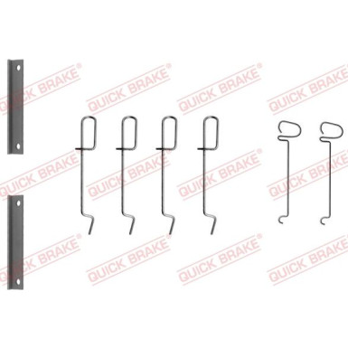 391-1070 Montagesatz f.Bremsklötze | PEUGEOT 206,REN Clio,Safrane 91 | 109-1070