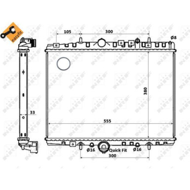 NRF Motorkühler NRF Motorkühler