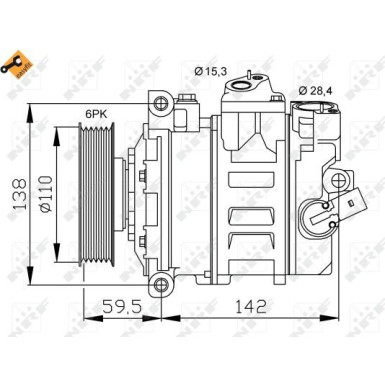 Kompressor, Klimaanlage EASY FIT 32146