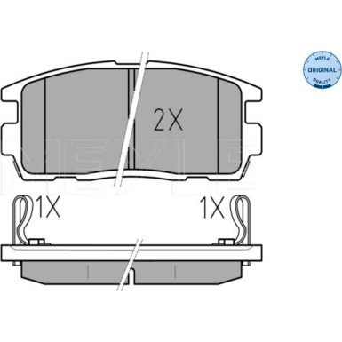 Bremsbelagsatz Opel T. Antara 06- Mit Sensor | 025 244 9815/W