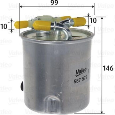 VALEO Kraftstofffilter | 587579