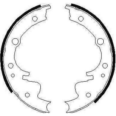 GS6220 Bremsbackensatz GS6220 Bremsbackensatz