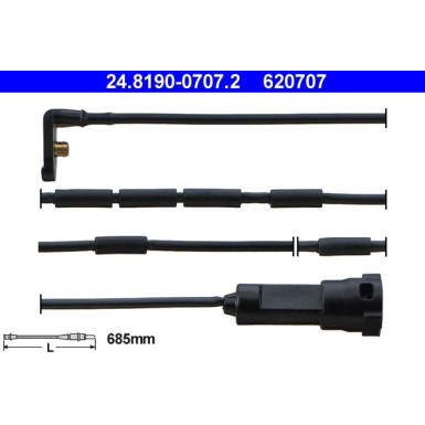 ATE Verschleißsensor 24.8190-0707.2