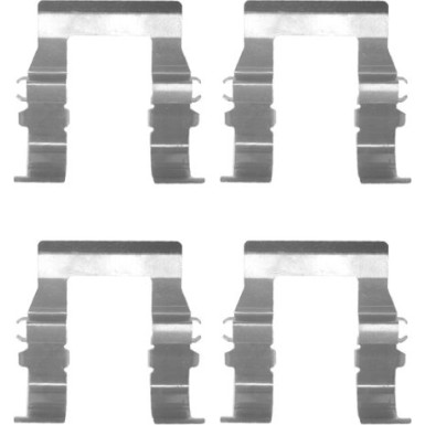 1 987 474 325 Zubehörsatz, Scheibenbremsbelag