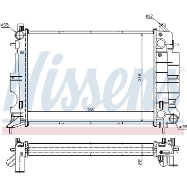 Wasserkühler PKW | SAAB 9-3,900 II | 64038A