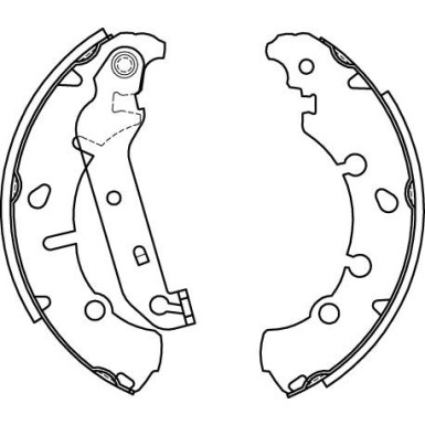 51 461 054 Bremsbacken | FORD Fiesta 95 | GS8454