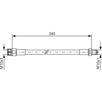 Bremsschlauch | VOLVO V70,850,940,740,S70,C70 | 1987476129