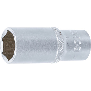 BGS Steckschlüssel-Einsatz Sechskant, tief | Antrieb Innenvierkant 12,5 mm (1/2"""") | SW 23 mm | 10563