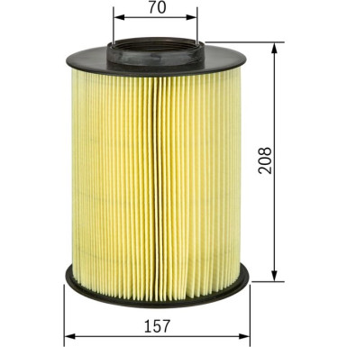 Luftfilter | FORD C-Max,Focus 04 | F 026 400 492