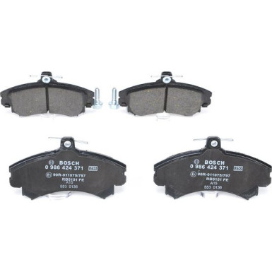 Bremsklötze | MITSUBISHI,VOLVO,SMART(MCC),PROTON | 0 986 424 371