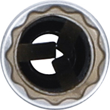 BGS Zündkerzen-Einsatz Zwölfkant, extra lang | Antrieb Innenvierkant 10 mm (3/8"""") | SW 14 mm | 2404