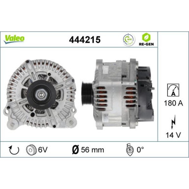 VALEO Generator 444215 VALEO RE-GEN AT