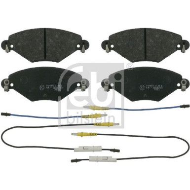 FEBI BILSTEIN Bremsbeläge 16417