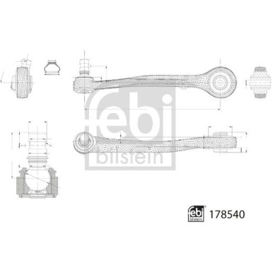 178540 Lenker, Radaufhängung 178540 Lenker, Radaufhängung