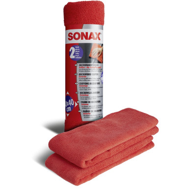 Sonax MicrofaserTuch aussen 2 Stk MicrofaserTücher Außen 04162410