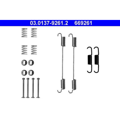 ATE Zubehör, Bremsbacken 03.0137-9261.2