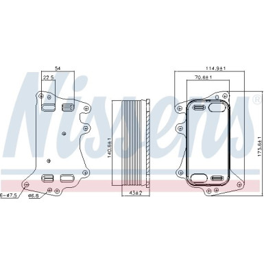 Ölkühler PKW BMW 5-Series F10 10 FIRST FIT 90903