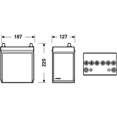 EXIDE Starterbatterie EXIDE Starterbatterie