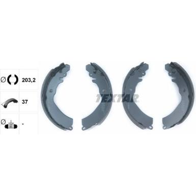 Bremsbacken Mitsubishi Carisma 95-06/Galant/Colt | 91047100