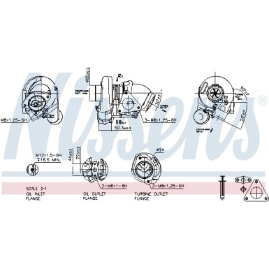 Nissens Turbo MERCEDES Sprinter 95 FACTORY NEW 93058