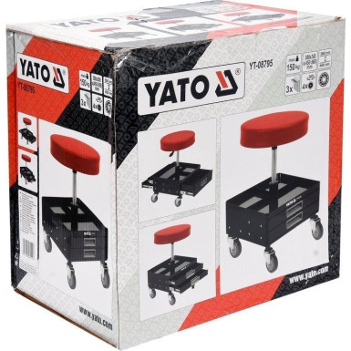 YT-08795 Werkstatthockersitz Mit Schubladen