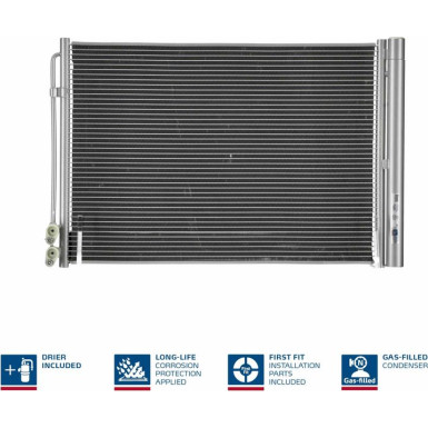 Kondensator PKW BMW 7 SERIES F01-F02 08 FIRST FIT 940110