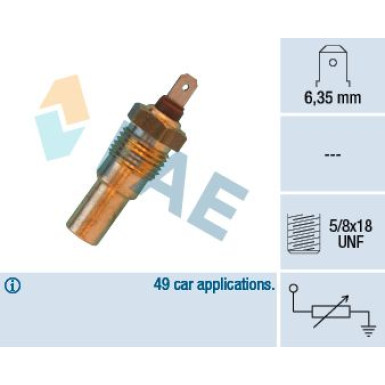 FAE Sensor, Kühlmitteltemperatur