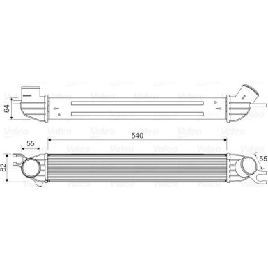 VALEO Druckluftkühler 818580