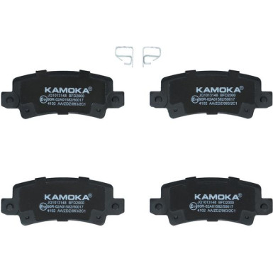 KAMOKA Bremsbelagsatz, Scheibenbremse JQ1013148