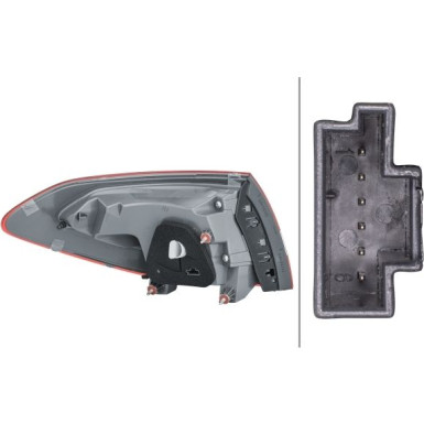 2SD 354 875-021 Heckleuchte