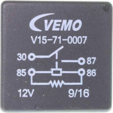 VEMO Relais, Kühlerlüfternachlauf VEMO Relais, Kühlerlüfternachlauf