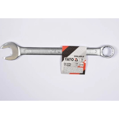 YT-0347 Maulringschlüssel 18mm Polierte K÷Pfe