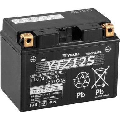 Yuasa HP MF VRLA Batterie | versiegelt | YTZ12S -Y Yuasa HP MF VRLA Batterie | versiegelt | YTZ12S -Y