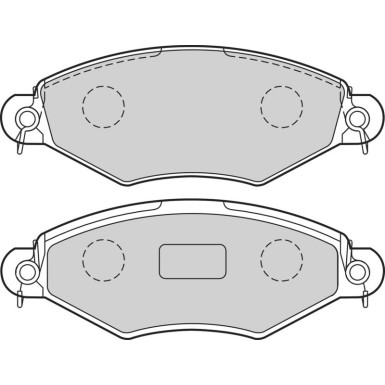 VALEO Bremsbeläge 302663