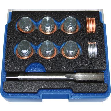 BGS Reparatursatz für Öl-Ablass-Gewinde | M14 x 1,25 mm | 151