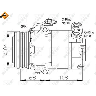 Kompressor, Klimaanlage EASY FIT 32080