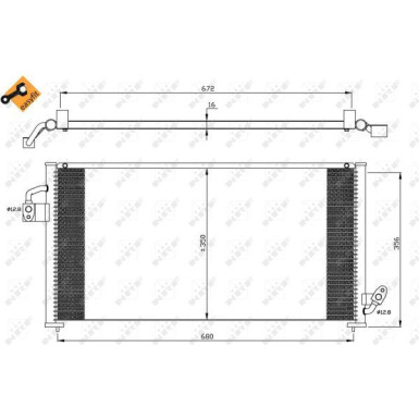 Kondensator, Klimaanlage EASY FIT 35523