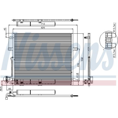 Kondensator PKW MERCEDES ML-Klasse 05 FIRST FIT 94897