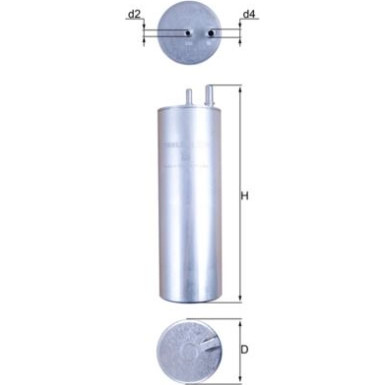 MAHLE Kraftstofffilter | KL 229/5