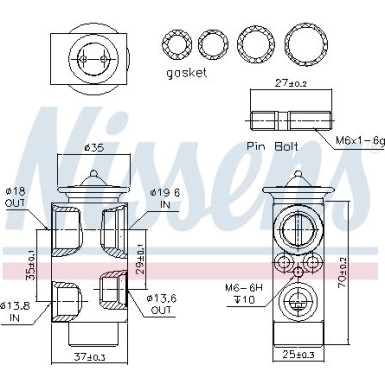 Expansionsventil Volvo S80 06 FIRST FIT 999311