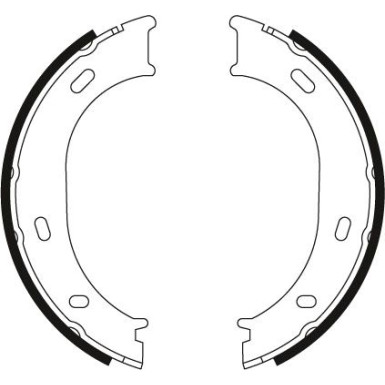GS8433 Bremsbackensatz, Feststellbremse GS8433 Bremsbackensatz, Feststellbremse