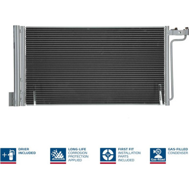 Kondensator PKW FORD FOCUS 1.6I 11 FIRST FIT 940181