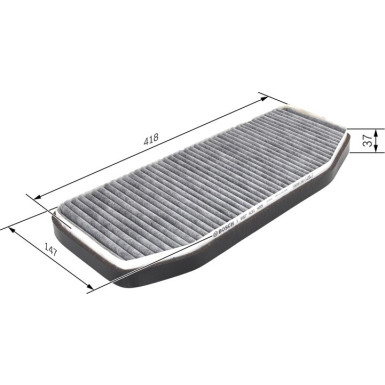BOSCH | Automotive Innenraumfilter | 1987431455