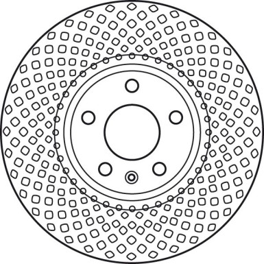 Bremsscheibe Vw S. A4/A5 07-/Q5 TRW SINGLE DF6015S