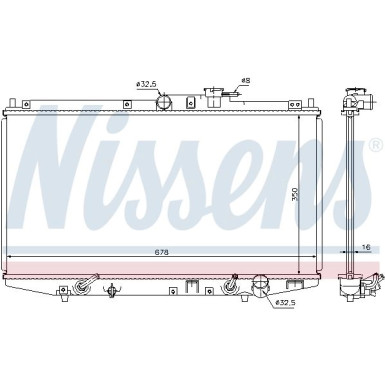 Wasserkühler PKW | HONDA ACCORD 2.0 98-02 AUT | 68117