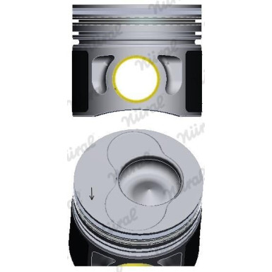 NÜRAL Kolben 87-114900-66