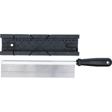 BGS Kunststoff-Gehrungslade 245 x 65 x 48 mm mit Feinsäge BGS Do it yourself 50850