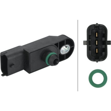 HELLA Sensor, Ladedruck | 6PP 009 400-741