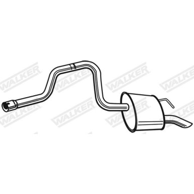 64 / Auspufftopf Hinten | FORD Mondeo III 2.0,2.2TDCi 01 | 23235 64 / Auspufftopf Hinten | FORD Mondeo III 2.0,2.2TDCi 01 | 23235